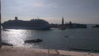cruiseschip in Bacino San Marco