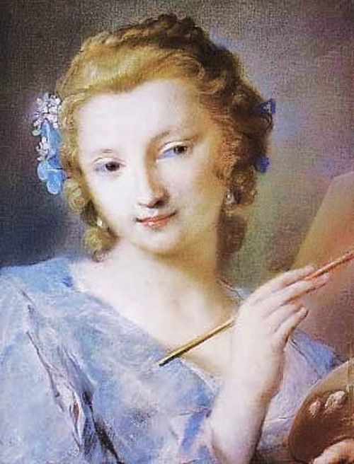 Rosalba Carriere, zelfportret